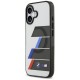 BMW M IML Metal Buttons Tricolor Lines MagSafe Case for iPhone 17 - Gray