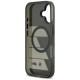 BMW M IML Metal Buttons Tricolor Lines MagSafe Case for iPhone 17 - Gray