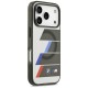 BMW M IML Metal Buttons Tricolor Lines MagSafe Case for iPhone 17 Pro - Gray