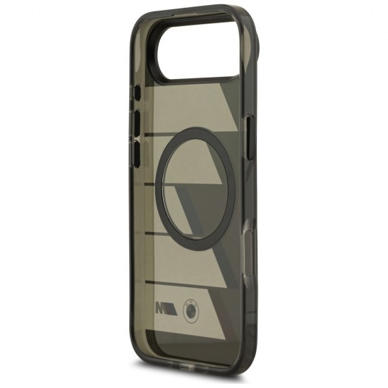 BMW M IML Metal Buttons Tricolor Lines MagSafe Case for iPhone Air - Gray