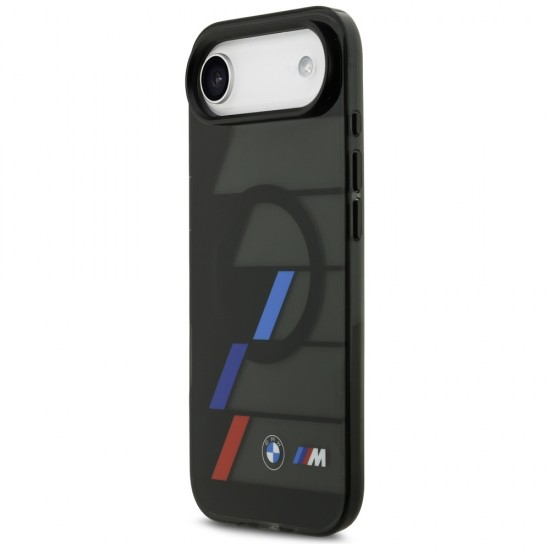 BMW M IML Metal Buttons Tricolor Lines MagSafe Case for iPhone Air - Black