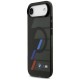 BMW M IML Metal Buttons Tricolor Lines MagSafe Case for iPhone Air - Black