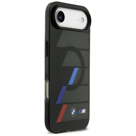 BMW M IML Metal Buttons Tricolor Lines MagSafe Case for iPhone Air - Black