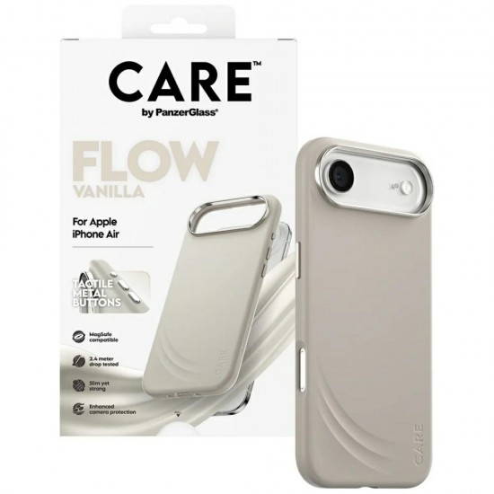 CARE by PanzerGlass FLOW MagSafe Case for iPhone Air - Beige