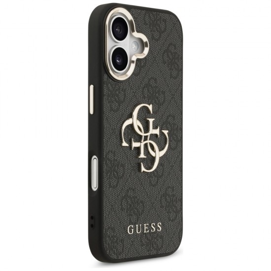 Guess 4G Big 4G Classic Logo Case for iPhone 17 - Black and Gold