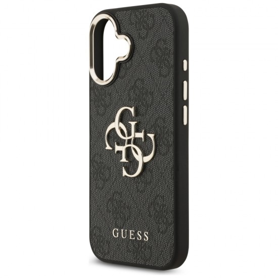 Guess 4G Big 4G Classic Logo Case for iPhone 17 - Black and Gold