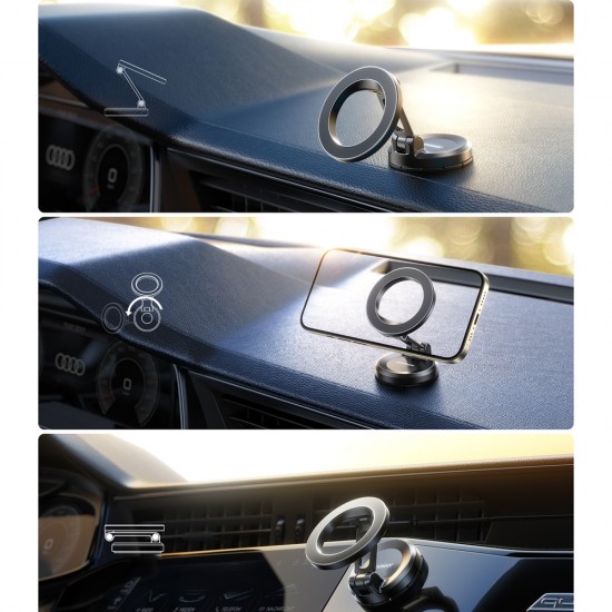 Joyroom JR-ZS505 Magnetic Dashboard Mount Compatible with MagSafe - Black