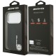 AMG Silicone Oversize Rhombs MagSafe Case for iPhone 17 Pro - Black
