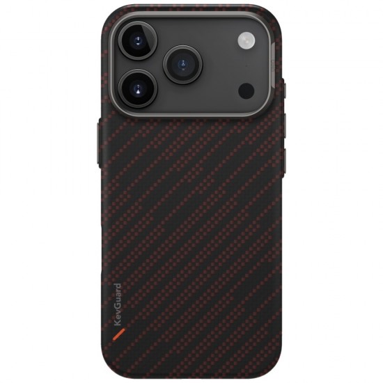 Uniq Keva EDGE Magclick Charging Case for iPhone 17 Pro - Orange