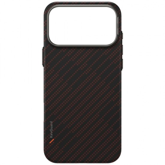 Uniq Keva EDGE Magclick Charging Case for iPhone 17 Pro Max - Orange