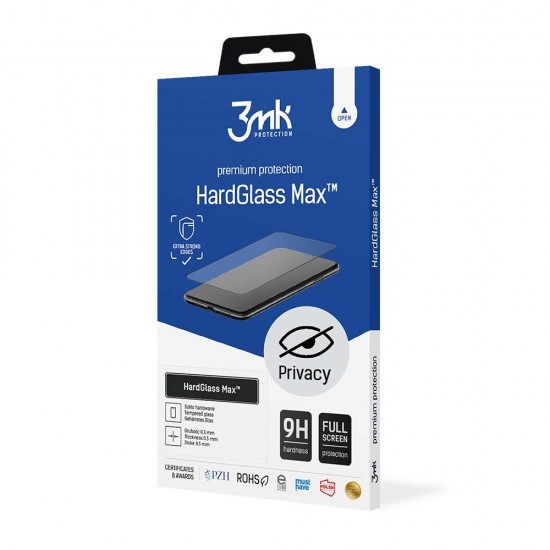 9H 3mk HardGlass Max Privacy™ privacy glass for Samsung Galaxy A55 5G