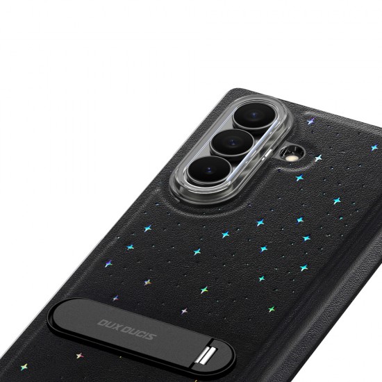 Dux Ducis Stex Case for Samsung Galaxy Z Fold 7 with 360° Stand - Black
