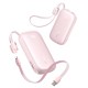 Baseus EnerFill FC21 Qpow 3 Ultra 20000mAh 22.5W Powerbank with Display and Cable Included - Pink