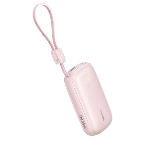 Baseus EnerFill FC21 Qpow 3 Ultra 20000mAh 22.5W Powerbank with Display and Cable Included - Pink