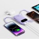 Baseus EnerFill FC21 Qpow 3 Ultra 20000mAh 22.5W Powerbank with Digital Display and Cable Included - Purple