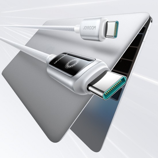 Kabel Joyroom S-A55 StarFlight 100W USB-C - USB-C 1,2m - biały