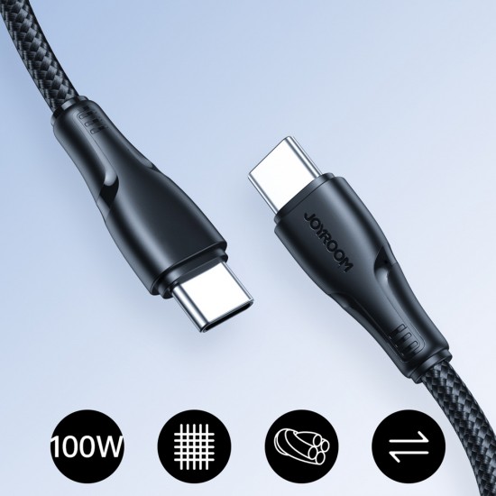 Joyroom S-A11 Surpass cable 60W USB-C - USB-C 0.25m - black