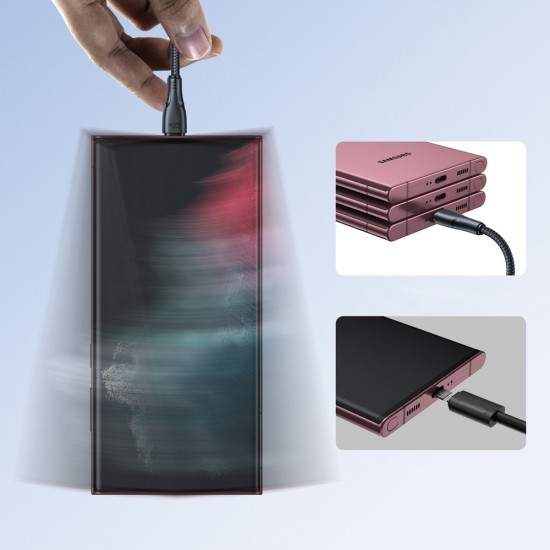 Joyroom S-A11 Surpass cable 60W USB-C - USB-C 0.25m - black