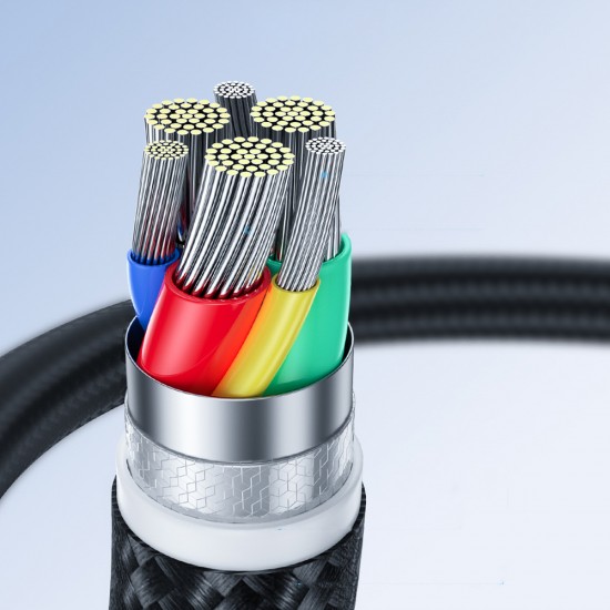 Joyroom S-A11 Surpass cable 60W USB-C - USB-C 0.25m - black