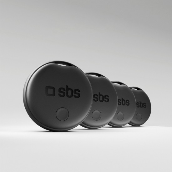 SBS universal locator Track My Dual set of 4 - black