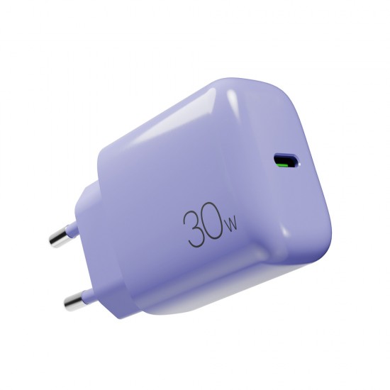 Puro Pro Lite 30W USB-C Wall Charger - Purple