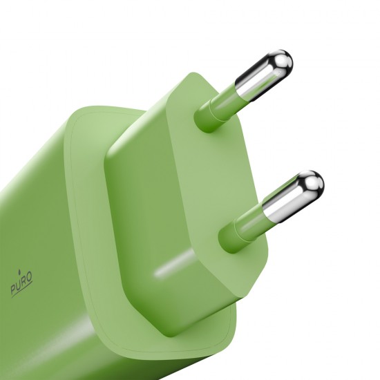 Puro Pro Lite 30W USB-C Wall Charger - Green