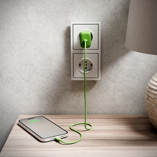 Puro Pro Lite 30W USB-C Wall Charger - Green