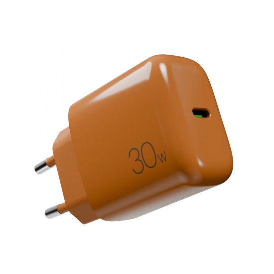 Puro Pro Lite 30W USB-C Wall Charger - Orange