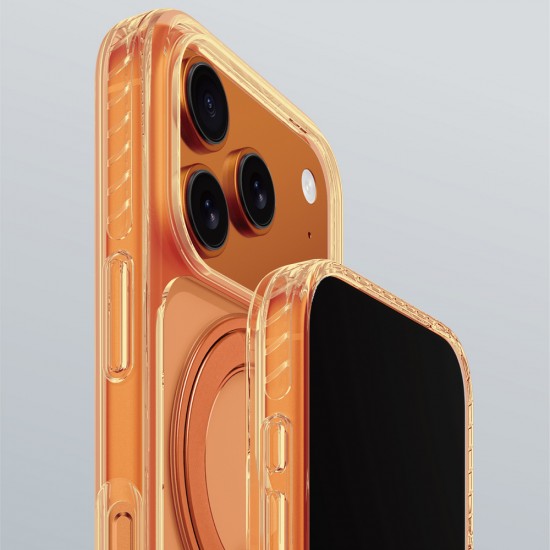 AmazingThing Titan Pro Spin case for iPhone 17 Pro compatible with MagSafe - orange