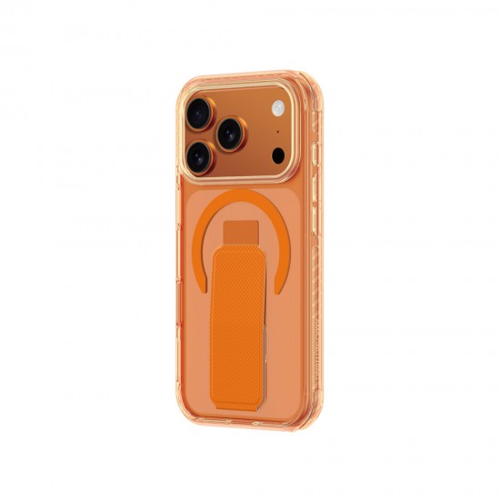 AmazingThing Titan Pro Holder Case for iPhone 17 Pro Max Compatible with MagSafe - Orange