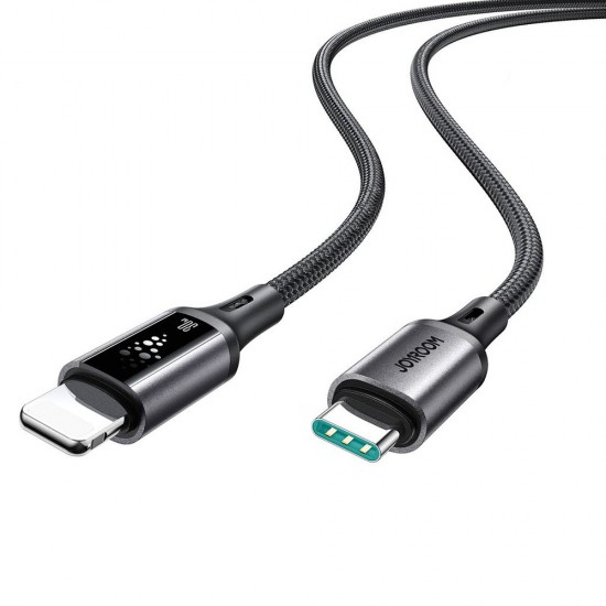 Joyroom S-A60 StarTalk 30W USB-C- Lightning cable 1.2m - black