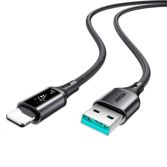 Joyroom S-A60 StarTalk 3A USB-A - Lightning cable 1.2m - black