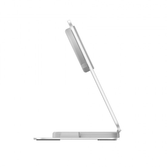 Joyroom JR-W18 inductive charger holder for smartwatches - silver