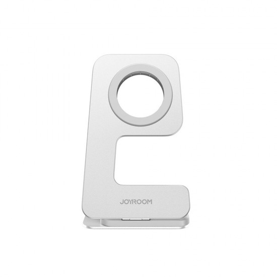 Joyroom JR-W18 inductive charger holder for smartwatches - silver