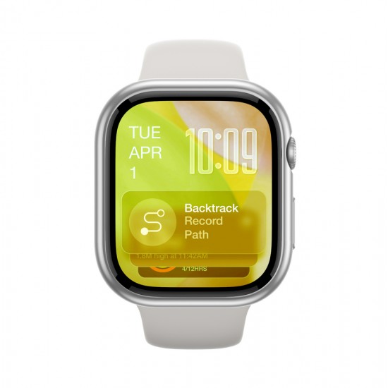 AmazingThing Minimal Protective Case for Apple Watch Series 11 46mm - Silver