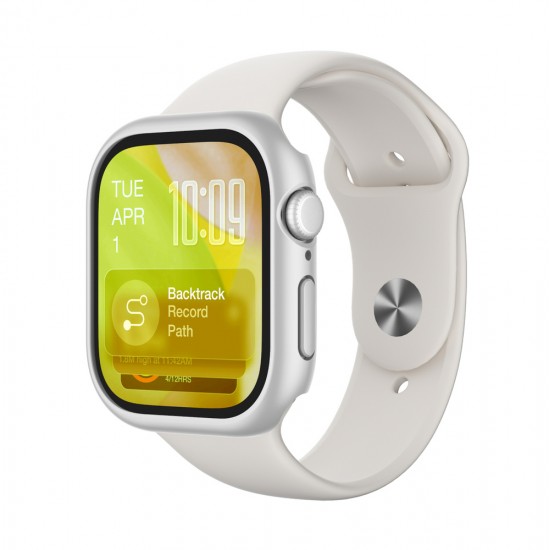 AmazingThing Minimal Protective Case for Apple Watch Series 11 46mm - Silver