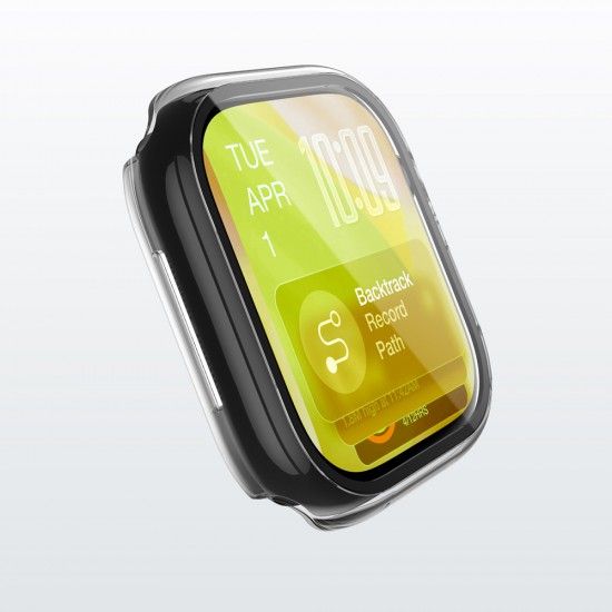 AmazingThing Radix Glass Screen Protector with Case for Apple Watch Series 11 46mm - Clear