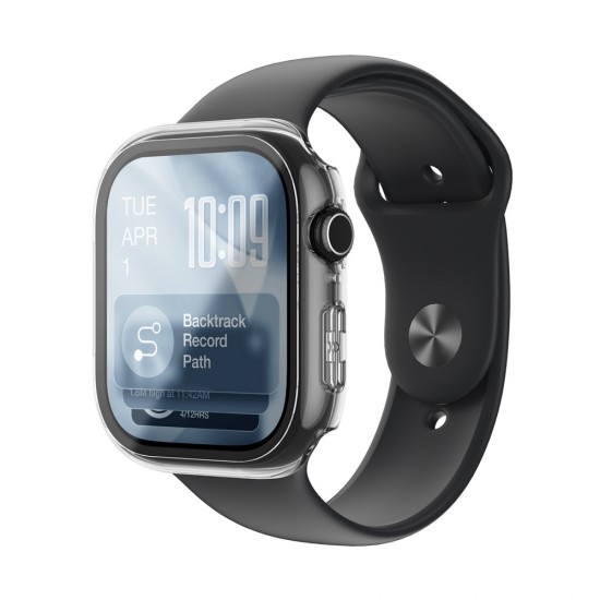 AmazingThing Radix Glass Screen Protector with Case for Apple Watch Series 11 42mm - Clear