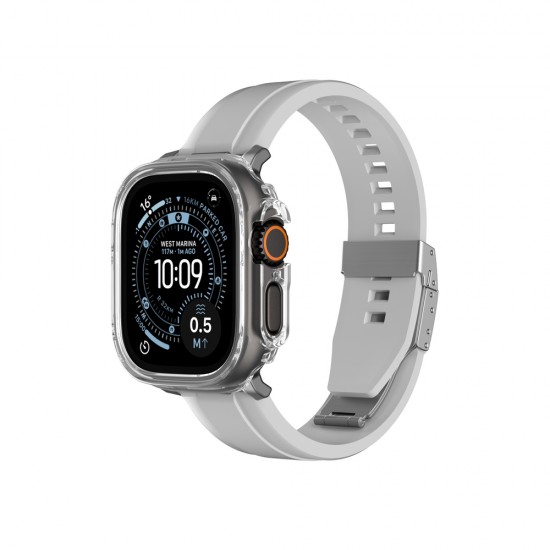 AmazingThing Minimal Protective Case for Apple Watch UItra 3 49mm - Transparent