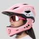 Rockbros TT-32002 Rabbit Children's Bike Helmet with Detachable Chin Size M (54-58) - Pink