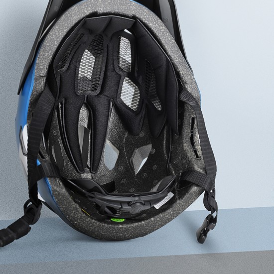 Rockbros TS-61 10110061001 Children's Bike Helmet with Detachable Chin Size S (48-54) - Blue