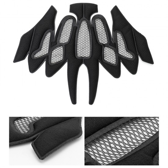 Rockbros TS-61 10110061006 Children's Bike Helmet with Detachable Chin Size M (54-57) - Gray