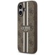 Guess 4G Printed Stripes MagSafe case for iPhone 17 - brown