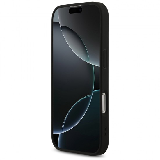 Guess 4G Printed Stripes MagSafe case for iPhone 17 - black