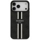 Guess 4G Printed Stripes MagSafe case for iPhone 17 Pro Max - black