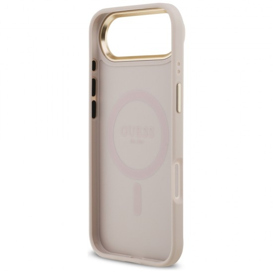 Guess 4G PU Classic Logo MagSafe Case for iPhone 17 Air - Pink
