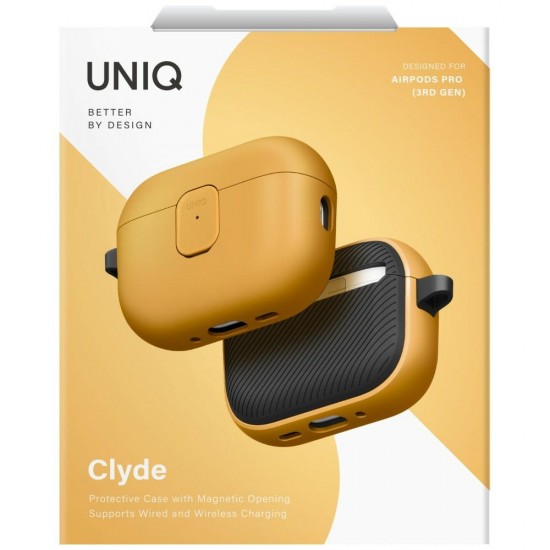 Uniq Clyde Case for AirPods Pro 3rd Gen - Yellow-Gray
