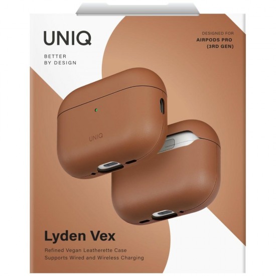 Uniq Lyden Vex Case for AirPods Pro 3 - Brown