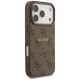 Guess 4G Ring Classic Logo MagSafe Case for iPhone 17 Pro - Brown