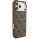 Guess 4G Ring Classic Logo MagSafe Case for iPhone 17 Pro Max - Brown